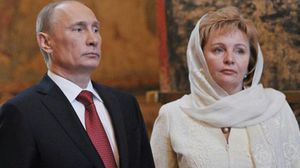 بوتين وزوجته السابقة - (أرشيفية)