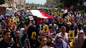 مسيرات رفض الانقلاب في مصر.. مشهد من الإسكندرية - الأناضول