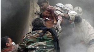 مساعدة جرحى بانفجار حمص - المرصد السوري