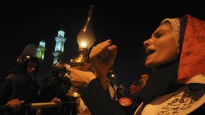 نشطاء يحتجون على انقطاع الكهرباء في مصر - ارشيفية