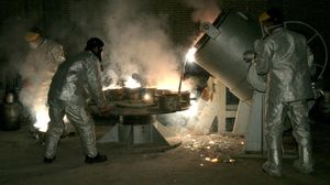 بحسب الاتفاق "يحق لإيران أن تنتج حتى 300 كيلوغرام من اليورانيوم المخصب بمستوى 3.9 في المئة فقط- أرشيفية