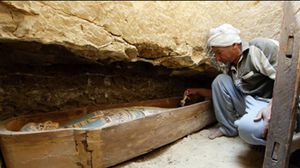 من اكتشاف المقابر الفرعونية - ا ف ب - أرشيفية