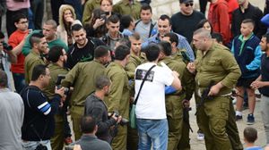 الجيش الاسرائيلي يفض مظاهرة ضد التجنيد (أرشيفية)