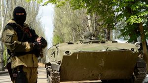 انفصالي مسلح في شرق أوكرانيا - أ ف ب