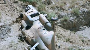 حطام مروحية لحلف الناتو في أفغانستان - أرشيفية