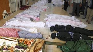من ضحايا القصف بالآلة العسكرية للنظام السوري - أرشيفية