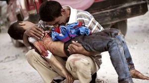 الأسد يقتل الأطفال في حملته الانتخابية - ا ف ب