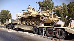 قوات من الجيش المصري تتجه لسيناء (أرشيفية) - أ ف ب 