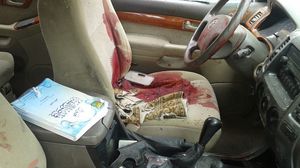 سيارة اسماعيل الوزير بعد تعرضها للحادثة - عربي 21