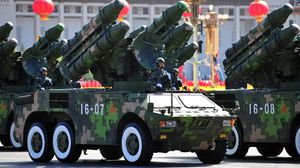 الصين أعلنت صراحة أنها تريد بشكل أساسي التنافس مع الولايات المتحدة كقوة عسكرية عظمى- أ ف ب/ أرشيفية