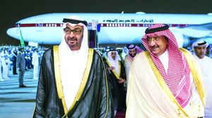 وزير الداخلية السعودي وولي عهد أبو ظبي - ا ف ب