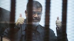 محمد مرسي في البدلة الزرقاء - الاناضول