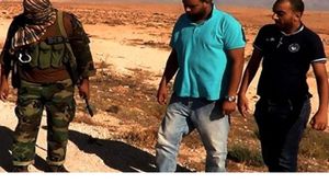 نذير القطاري وسفيان الشورابي بعد اختطافهما في ليبيا