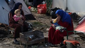 ظروف إنسانية قاسية يعانيها اللاجئون في مخيمات اليونان- أرشيفية (أ ف ب)