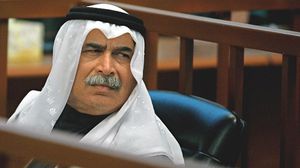 وزير الدفاع العراقي الأسبق سلطان هاشم أحمد خلال جلسة محاكمته- أ ف ب 