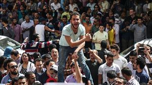 مظاهرات شارك فيها الآلاف من المواطنين المصريين، الجمعة، تنديدا بتنازل مصر عن جزيرتي "تيران وصنافير" للسعودية- تويتر