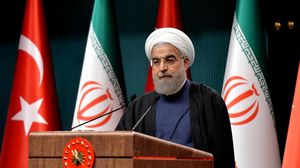 أكد الرئيس الإيراني حسن روحاني استعداد طهران لإجراء مزيد من المشاورات بينها وبين أنقرة وتعزيز التعاون- ا ف ب
