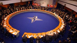 الناتو عقد اجتماعه عبر الفيديو بسبب أزمة كورونا- جيتي
