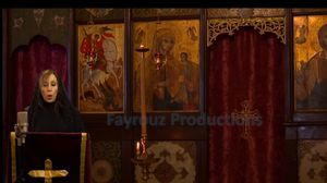 "فيروز" داخل كنيسة القديس جاورجيوس- دير الحرف- يوتيوب