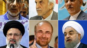 يتنافس ستة مرشحين في الانتخابات الرئاسية المقرر اجراؤها في 19 مايو/أيار في إيران حيث بدأت الحملة الجمعة- أ ف ب 