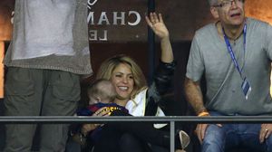 تظهر "شاكيرا" في غالبية مباريات برشلونة التي يشارك فيها زوجها- جيتي