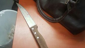 صورة لسكين منفذة العملية الشابة بحسب صحيفة "يديعوت"