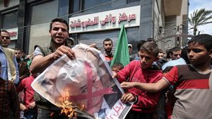 قطاع غزة شهد احتجاجات شعبية ضد الرئيس عباس وتصريحاته- أ ف ب 