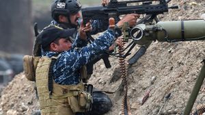 القوات العراقية بدعم من قوات التحالف الدولي استعادت غالبية الأراضي التي يسيطر عليها التنظيم- أ ف ب 