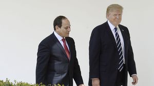 العلاقات المصرية الأمريكية بشكل لافت منذ تولي ترامب الرئاسة (أرشيفية)- أ ف ب