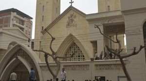 تفجير كنيسة مصر  أ ف ب