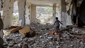 13 مدنيا سقطوا بين قتيل وجريح الاثنين في قصف للتحالف على مناطق سكنية- جيتي 