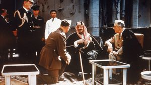 وحّد الملك عبد العزيز السعودية بشكلها الحالي عام 1932 وحكمها لغاية وفاته عام 1953- جيتي