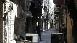 يسيطر تنظيم الدولة على مساحة كبيرة من مخيم اليرموك- جيتي