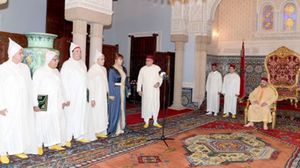 سفراء المغرب الجدد اثناء تأديتهم القسم أمام الملك ـ فيسبوك