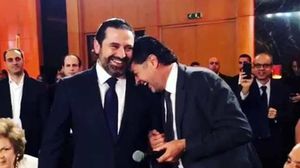 راغب علامة التقى الحريري في حفل لدار العجزة الإسلامي- تويتر