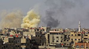 قصف النظام السوري على جنوب دمشق- جيتي