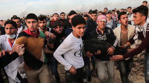 ما تزال الفعاليات مستمرة على الحدود مع قطاع غزة - جيتي