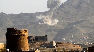 اتهم التحالف الحوثيين باستخدام الكهف لتخزين الطائرات دون طيار - جيتي