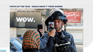 جائزة صورة العام فاز بها المصور بوكالة الأنباء الفرنسية أحمد الغربللي- الأناضول 