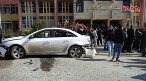 قالت وكالة أنباء النظام السوري إن القصف طال مشفى مصياف- (سانا)