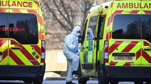 تحتل بريطانيا المركز الـ7 عالميا من حيث عدد الإصابات بكورونا والمرتبة الـ6 من حيث حصيلة ضحايا الجائحة- جيتي
