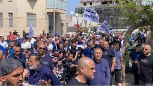 شارك الفلسطينيون في خيم الاعتصام الاحتجاجية ضد سياسة التهجير الإسرائيلية في يافا- تويتر
