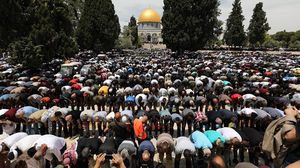 تمكن نحو 120 ألف مصل من صلاة العيد في المسجد الأقصى- الأناضول