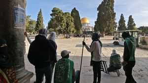 بحسب دائرة الأوقاف الإسلامية في القدس فإن اقتحام الأقصى جاء من جهة باب المغاربة- جيتي