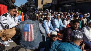 مسلمون خلال صلاة العيد في عام سابق بأمريكا- جيتي