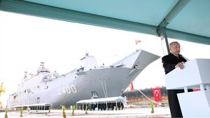أردوغان: بفضل سفينة TCG Anadolu سنكون قادرين بسهولة على نشر قوة بحجم كتيبة في مناطق الأزمات- الأناضول