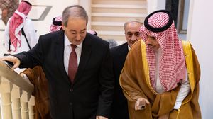ابن فرحان مع المقداد خلال زيارته إلى الرياض- الخارجية السعودية 