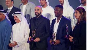 وتم اختيار الاتحاد المغربي لكرة القدم، خلال الحفل ذاته، لجائزة أفضل اتحاد عربي عالمي- أ ف ب