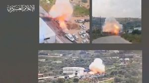 مشاهد لتفجير سيارة مفخخة بالاحتلال- إعلام القسام