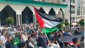 طالب المتظاهرون بوقف الدعم الأمريكي المستمر للاحتلال الإسرائيلي-  فيسبوك / الهيئة المغربية لنصرة قضايا الأمة